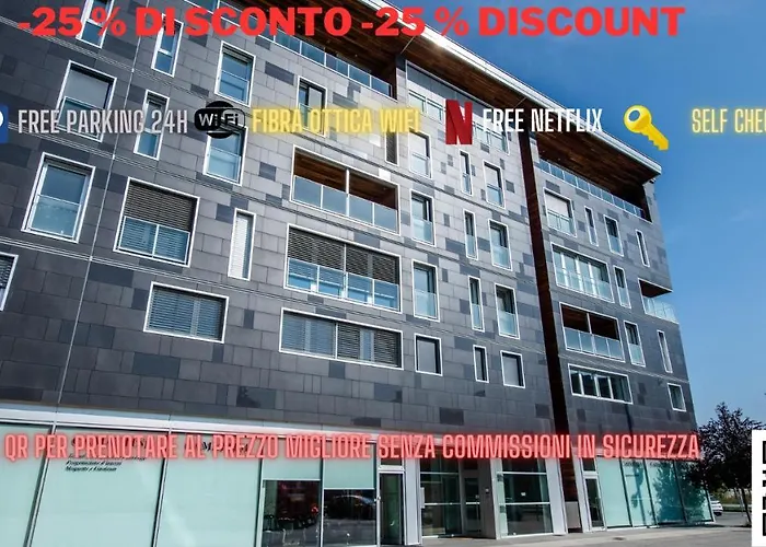 350 M Dalla Stazione L Parcheggio Free L Nova Loft Daire *