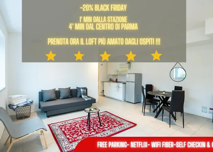 350 M Dalla Stazione L Parcheggio Free L Nova Loft * Parma
